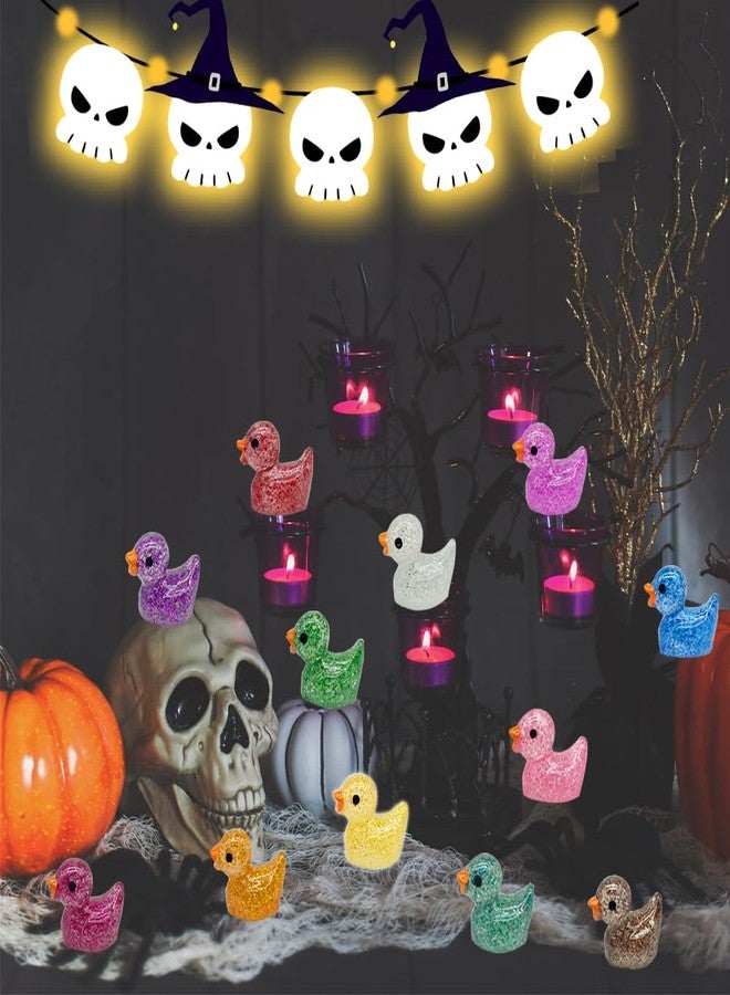 AWEELON 120 Pcs Mini Resin Ducks Glitter Miniature Figures Tiny Ducks for DIY Garden Aquarium Dollhouse Ornament Home Birthday Wedding Christmas Party School Project Accessories - Image 4